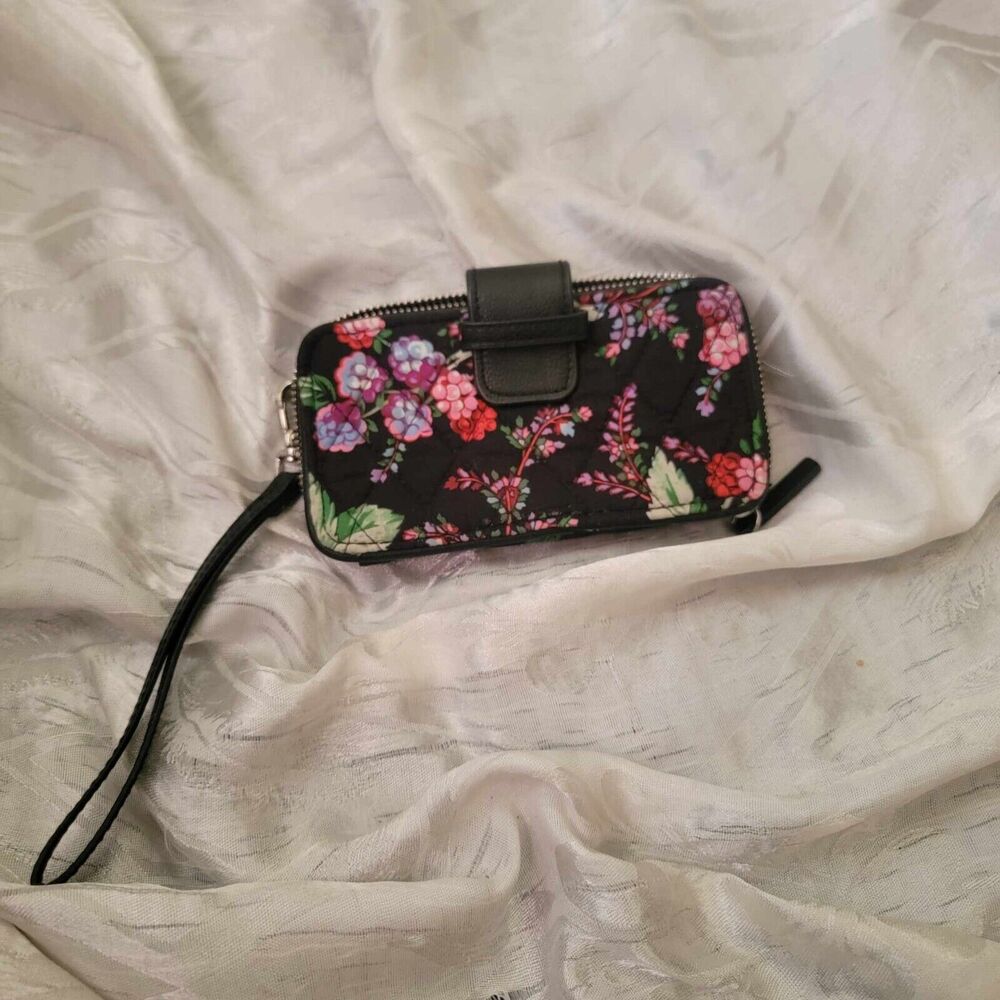 Vera Bradley Floral Wristlet Wallet with RFID Protection